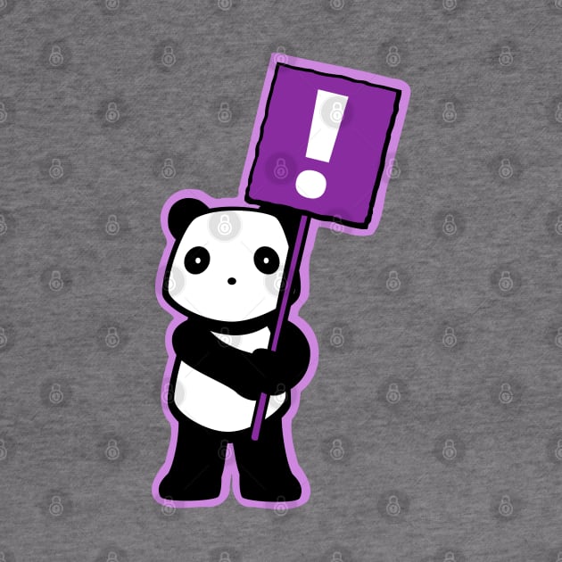 Politics Panda - Exclamation mark by citypanda